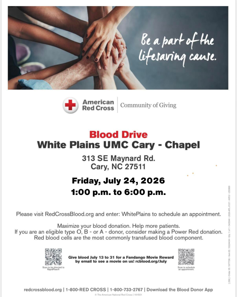 Blood Drive - July 24, 2026